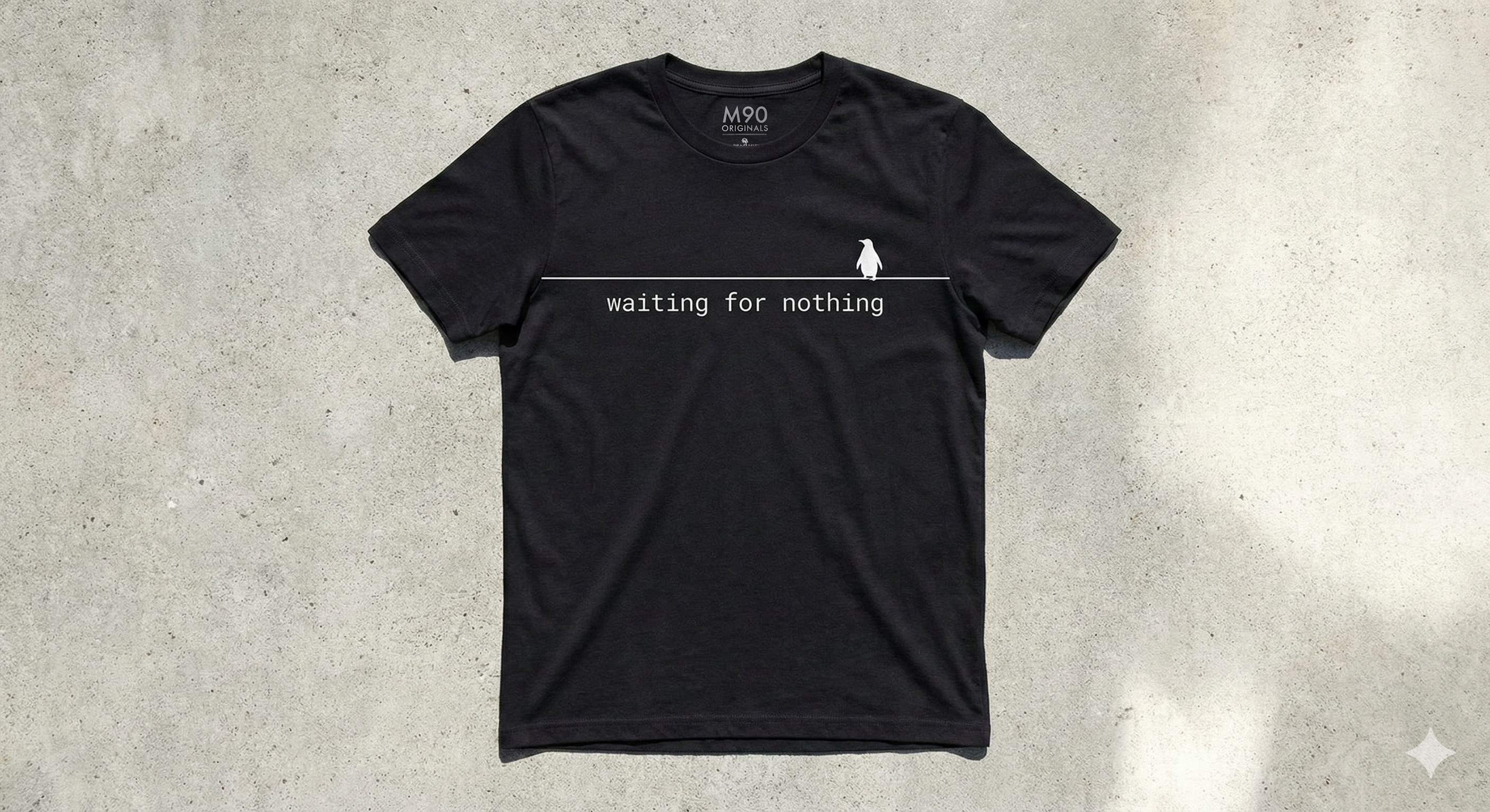 The "Waiting for Nothing" Tee | Pitch Black